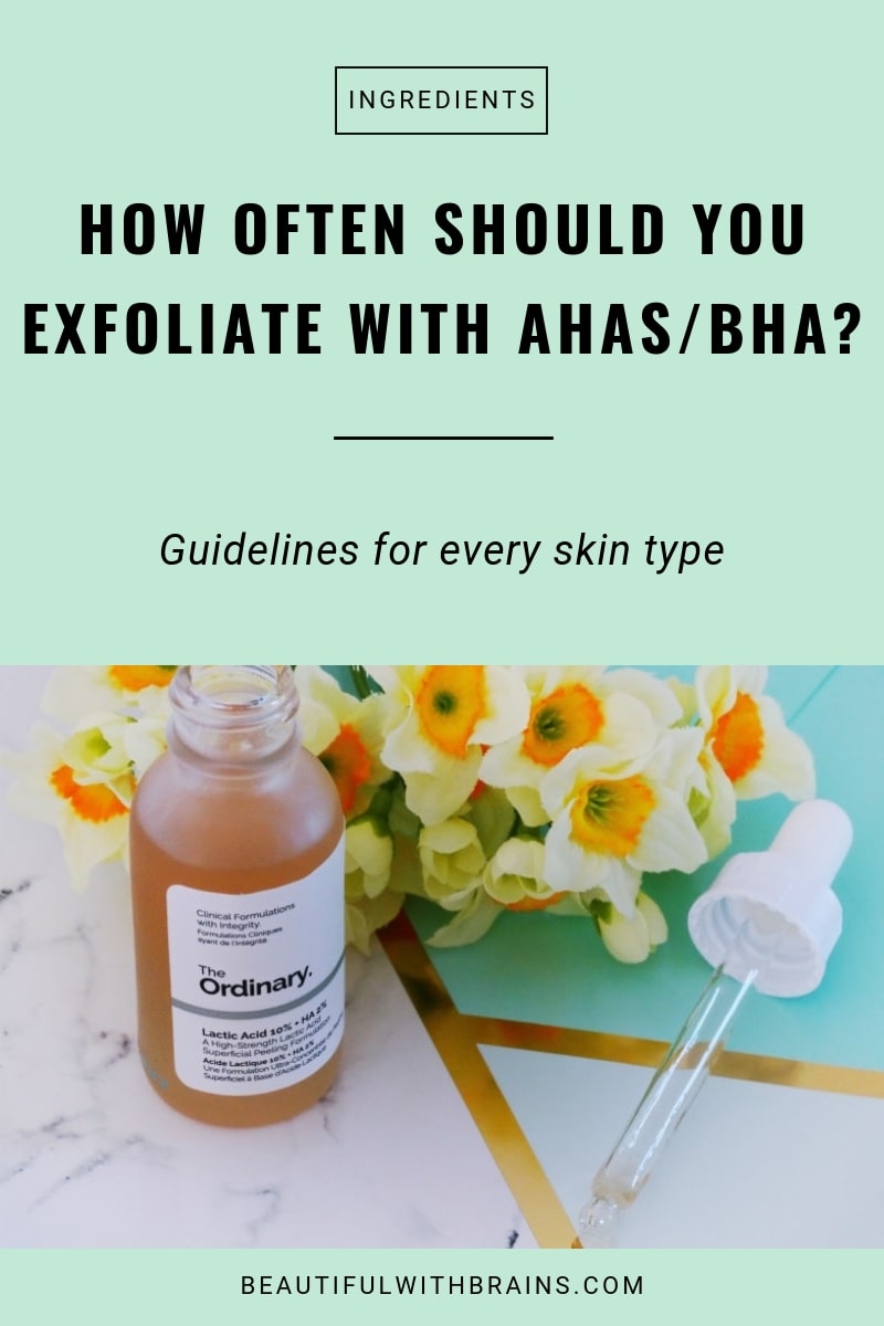 how often should you use ahas and bha?