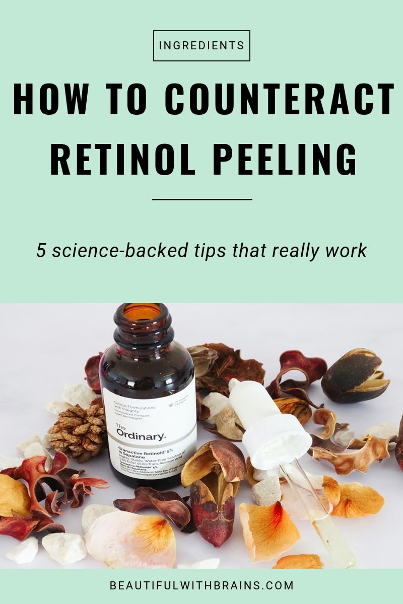 how to counteract peeling from retinoids