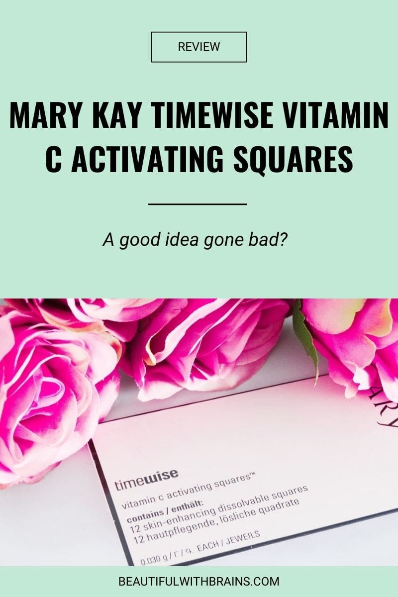 Mary Kay Timewise Vitamin C Activating Squares review