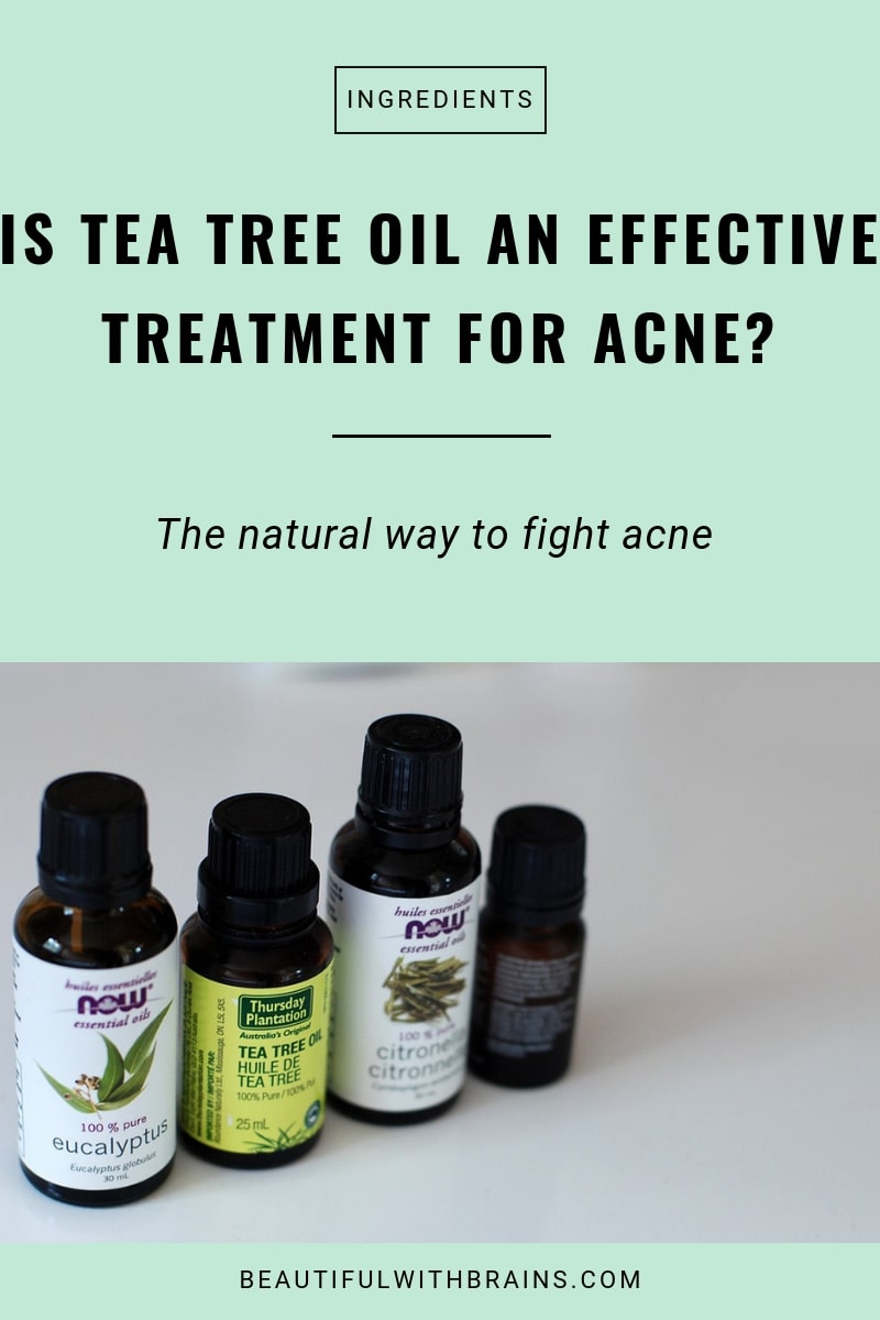 tea tree oil is an effective acne treatment