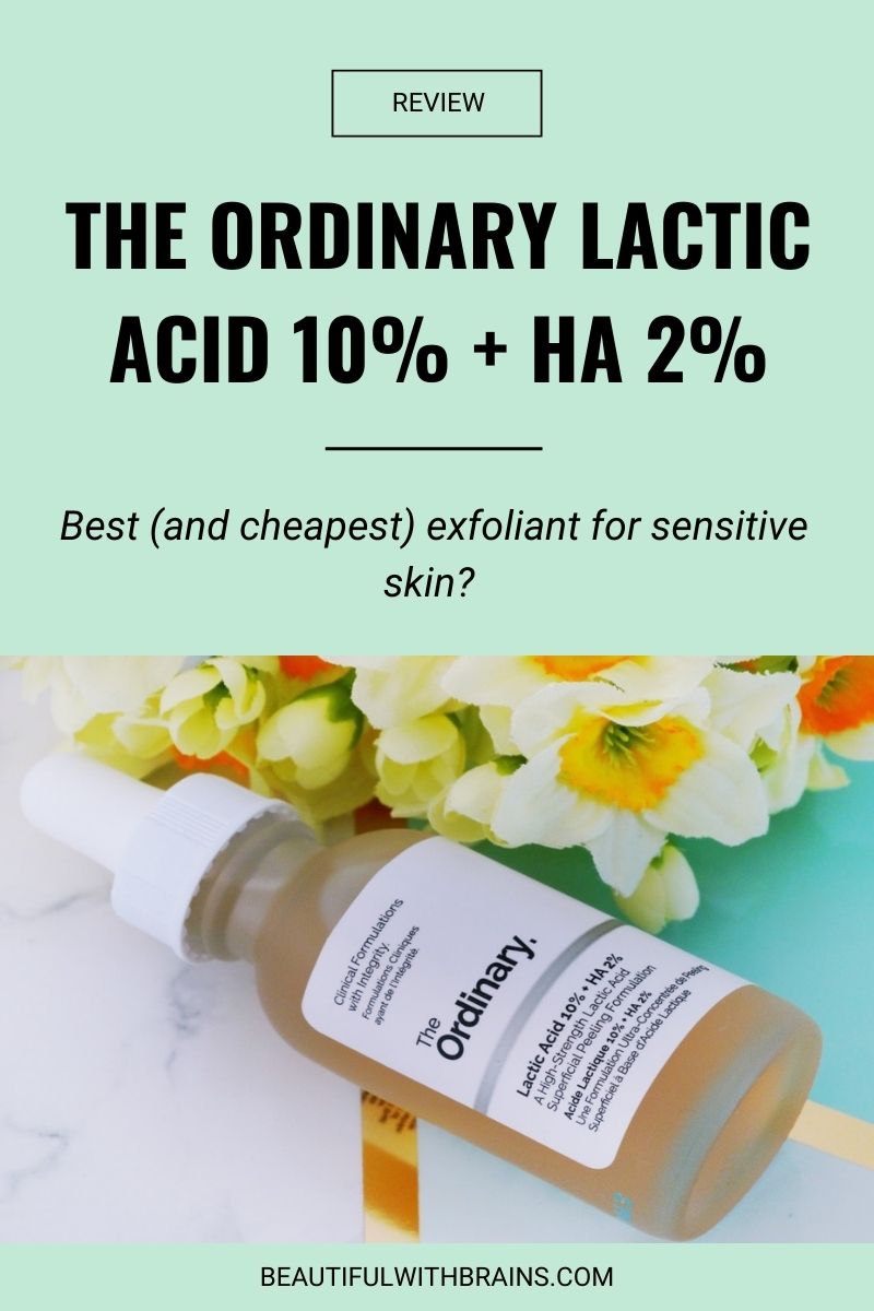 The Ordinary Lactic Acid 10% + HA 2% review