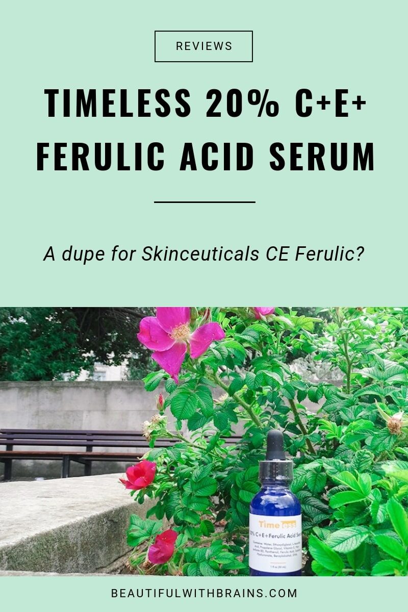 timeless 20% C+E+Ferulic Aci Serum review